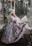 Forest Fairy Tale -Sleeping Beauty- Classic Lolita JSK, Blouse and Accessories