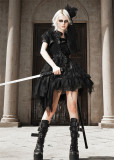 Milu Orig -Fallen Plume- Boystyle Military Ouji Embroidery Dress, Jacket, Blouse, Skirt and Accessory Set