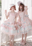Dream Land -Candy Tribe- Cake Sweet Lolita JSK, OP Dress, Blouse and Accessories