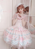 Dream Land -Candy Tribe- Cake Sweet Lolita JSK, OP Dress, Blouse and Accessories