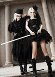 Milu Orig -Fallen Plume- Boystyle Military Ouji Embroidery Dress, Jacket, Blouse, Skirt and Accessory Set