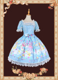 Infanta -Sleepy Bear- Sweet Lolita JSK, OP Dress, Headbow and Hairclips