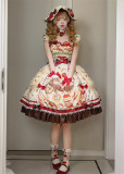 Daily Cherry -Maple Sugar Apple Tart- Sweet Lolita JSK Full Set