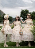 Dream Land -The Rose was Late- Retro Classic Lolita Dress and Accessories