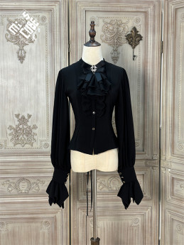Miss Cube -Midnight Lily- Elegant Classic Lolita Blouse
