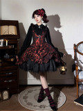 Miss Cube -Midnight Lily- Elegant Classic Lolita JSK