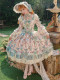 Twins Bear -Antique Gemstone Fragrance- Classic Vintage Tea Party Palace Princess Lolita JSK and OP Dress
