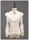 Twins Bear -Antique Gemstone Fragrance- Classic Vintage Tea Party Palace Princess Lolita Blouse