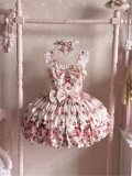 Concerto - Cute Sweet Lolita JSK, Choker and Tailing Set