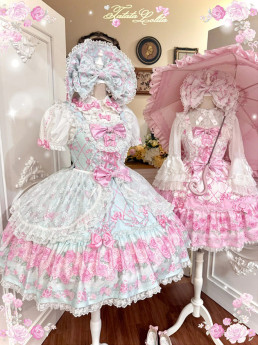 Summer 2026 - Retro Vintage Sweet Lolita JSK Dress, Blouse and Accessories