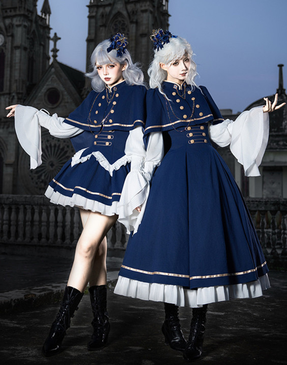 Withpuji -Eternal Crown- Palace Casual Daily Lolita OP Dress Set