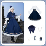 Withpuji -Eternal Crown- Palace Casual Daily Lolita OP Dress Set