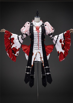 Yinglizhisen -Lucifer- Gothic Prince Boystyle Ouji Lolita Vest, Topwear and Petticoat Shorts and Neck Accessory