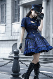 Milu Orig -Cold Call- Music Embroidery Gothic Ouji Lolita OP Dress