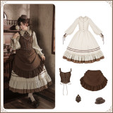Withpuji -At Sunset- Ruffle Classic Lolita Dress Set