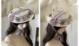 Violet Lake - Painting Corset Classic Lolita JSK and Hat