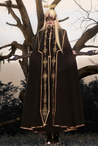 Fotion -Uncrowned King- Embroidery Gothic Ouji Prince Lolita Long Cloak