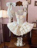 Cotton Blooms - Sweet Gothic Lolita JSK and Accessories
