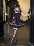 Cotton Blooms - Sweet Gothic Lolita JSK and Accessories
