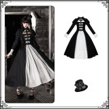 Withpuji -Klein- Ruffle Gothic Lolita Dress Set