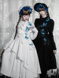 Para Circus -Cabinet of Curiosities II- Stand Collar Gothic Daily Wear Simple Casual Butterfly Lolita OP Dress