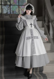 Withpuji -Moon Phases- Gothic Lolita Dress Set and Bonnet