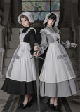 Withpuji -Moon Phases- Gothic Lolita Dress Set and Bonnet