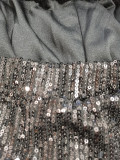 Sequined Ladies Casual Bottoming Pants