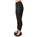 Sequined Ladies Casual Bottoming Pants