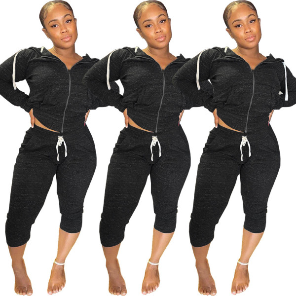 Fashion Leisure Sports Two-piece Suit