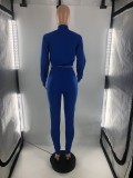 Fashion Casual Sexy Solid Color Long Sleeve Sports Suit