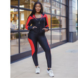 Casual Fashion Hooded Sports Two-piece Suit