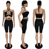 Sexy Sling Drawstring Strap (With Turban) Sexy Suit