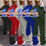 Street Animation Offset Printing Rope Stacked Pants
