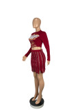 Women's Zipper Stitching Irregular Hip Wrap High Waist Mini Skirt