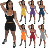 Two-Piece Fitness Yoga Exercise Body Sculpting