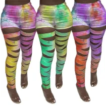 Personalized Tie-Dye Burnt Casual Pants