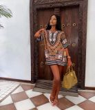 Fashion Casual Summer African Totem Dress