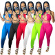 Hanging Neck Strap Tight-Fitting Sports And Leisure Suit