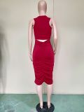 New Product Sling Sleeveless Pleated Dress