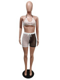 Mesh Beach Two-Piece Casual And Breathable Sportswear