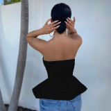 Hot Selling Fashion Simple Wrap Breast Skirt