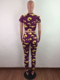 New Broken Hole Camouflage Casual Sports Suit