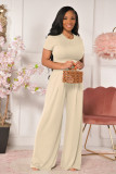Fashion All-Match Casual Wide-Leg Two-Piece Suit