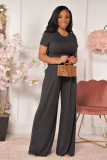 Fashion All-Match Casual Wide-Leg Two-Piece Suit