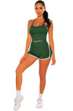 Adjustable Sling Leisure Two-Piece Suit Solid Color Sports