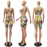 Fashion Printed Home And Leisure Two Suits