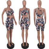 Sexy Printed Sports Two-Piece Yoga Suit