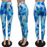 New Printed Stretch Trousers
