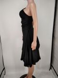 Fashion Evening Dress Irregular Ruffle Skirt